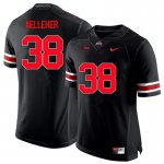 Men's Ohio State Buckeyes #38 Logan Kelleher Black Nike NCAA Limited College Football Jersey Hot UGQ0744XT